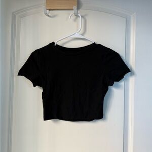 Wild Fable Black Crop Top